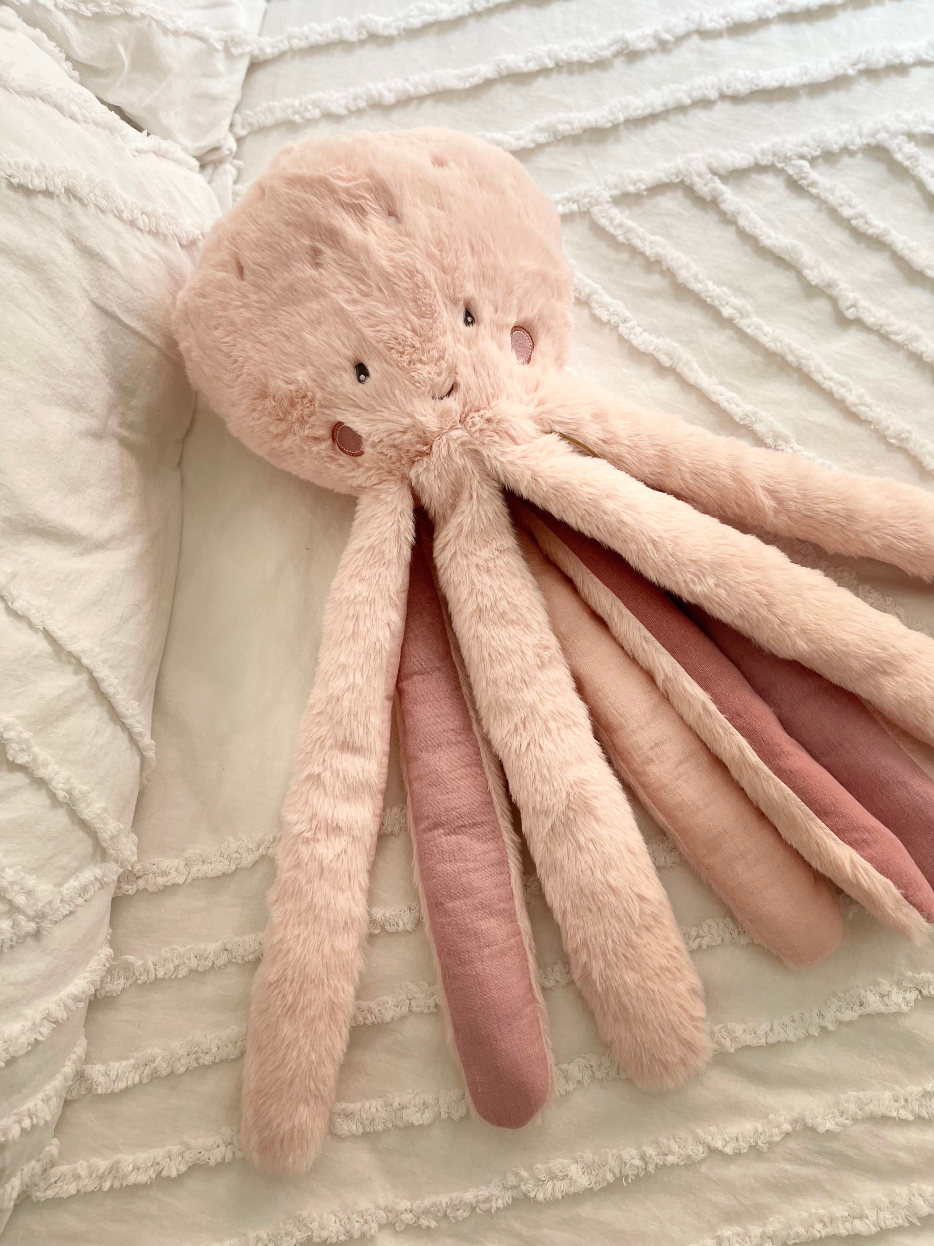 Bubble Plush - Pinky the Pink Octopus