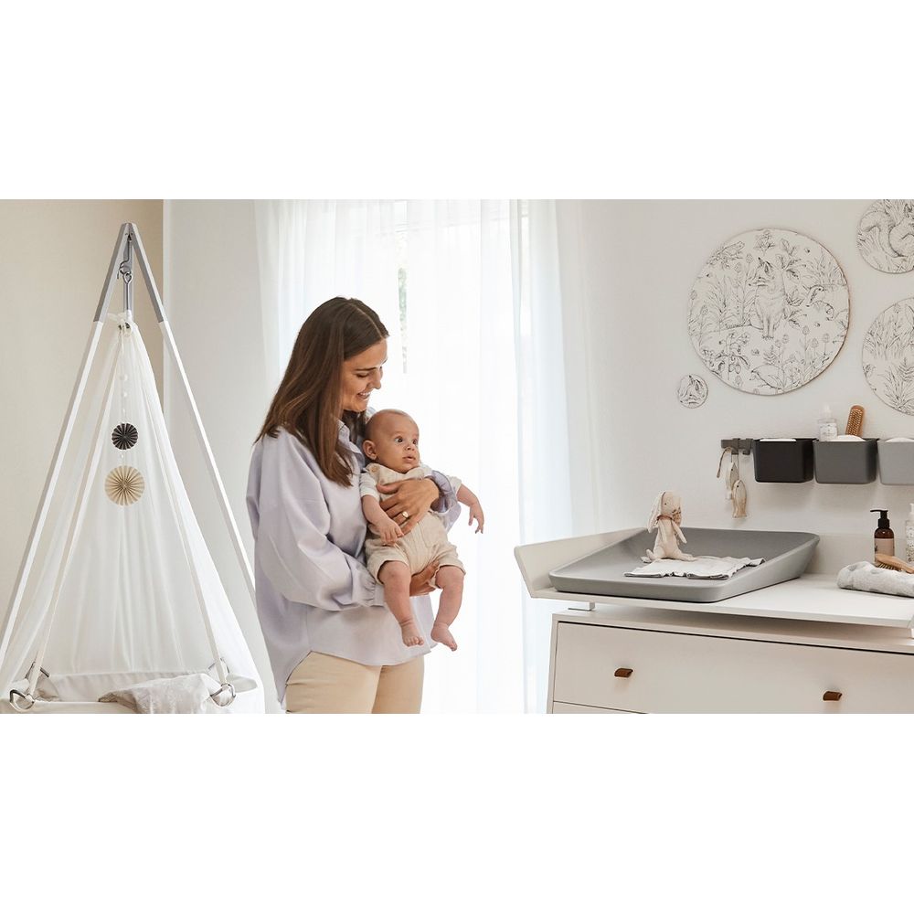 Leander Matty Change Mat - Pearl Grey