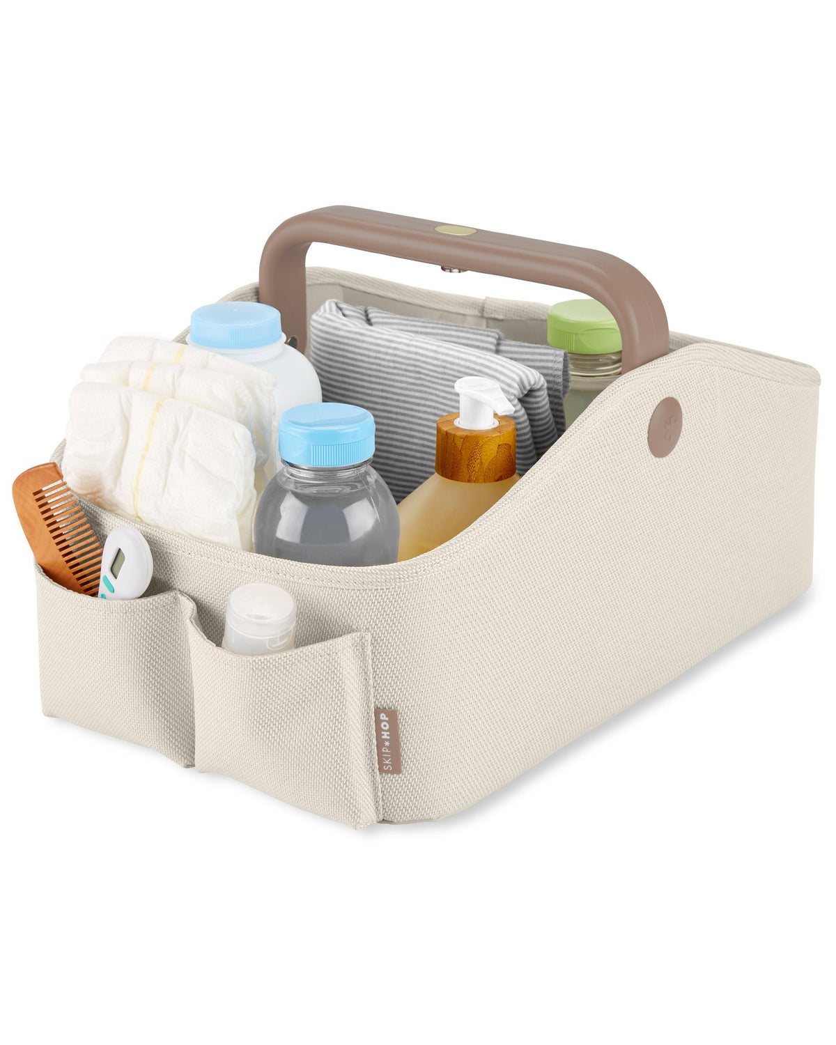 Light Up Nappy Caddy - Oat