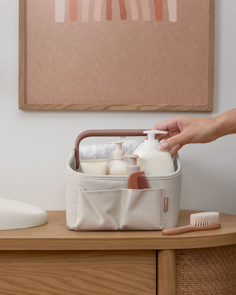 Skip Hop Light Up Nappy Caddy in oat