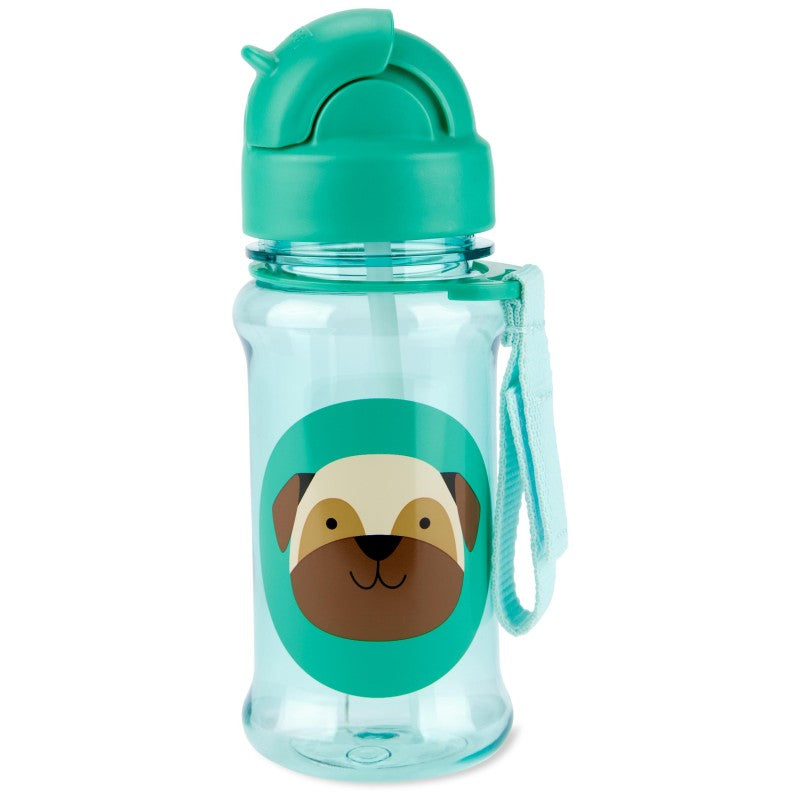 Skip Hop Zoo Tritan Renew Straw Bottle - Pug