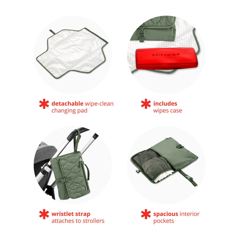 Pronto Signature Changing Station - Dark Sage