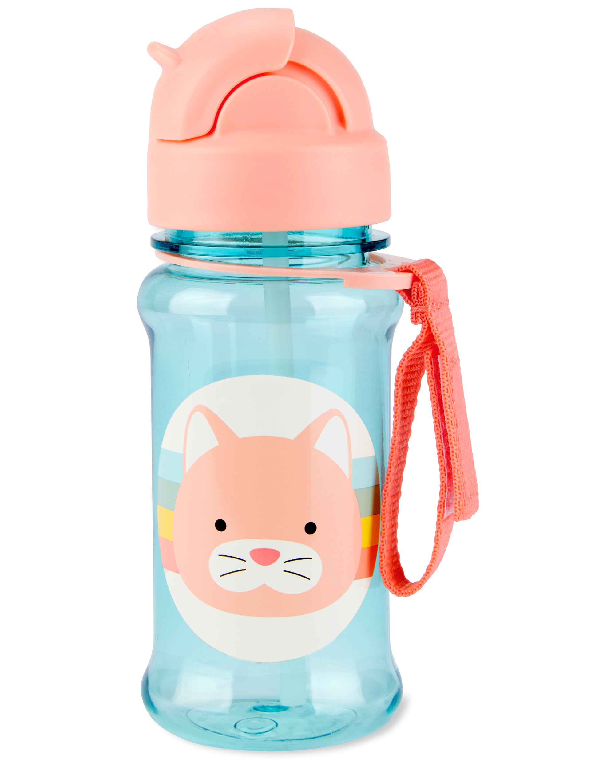 Skip Hop Zoo Tritan Renew Straw Bottle - Cat