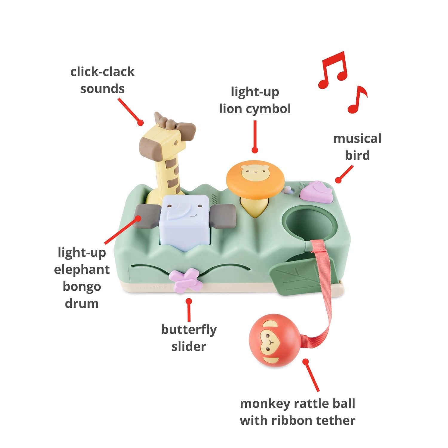 Geometric Wonders Musical Pounding Bench
