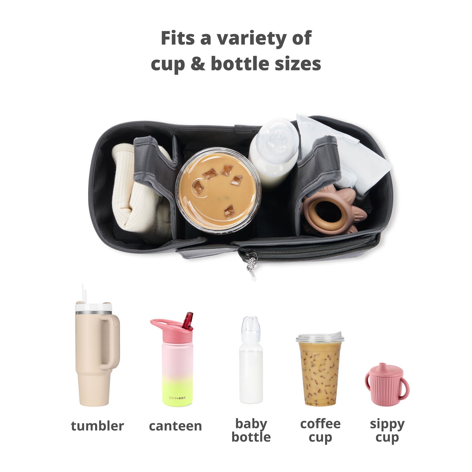 Skip Hop Ultimate Stroller Organiser - Black