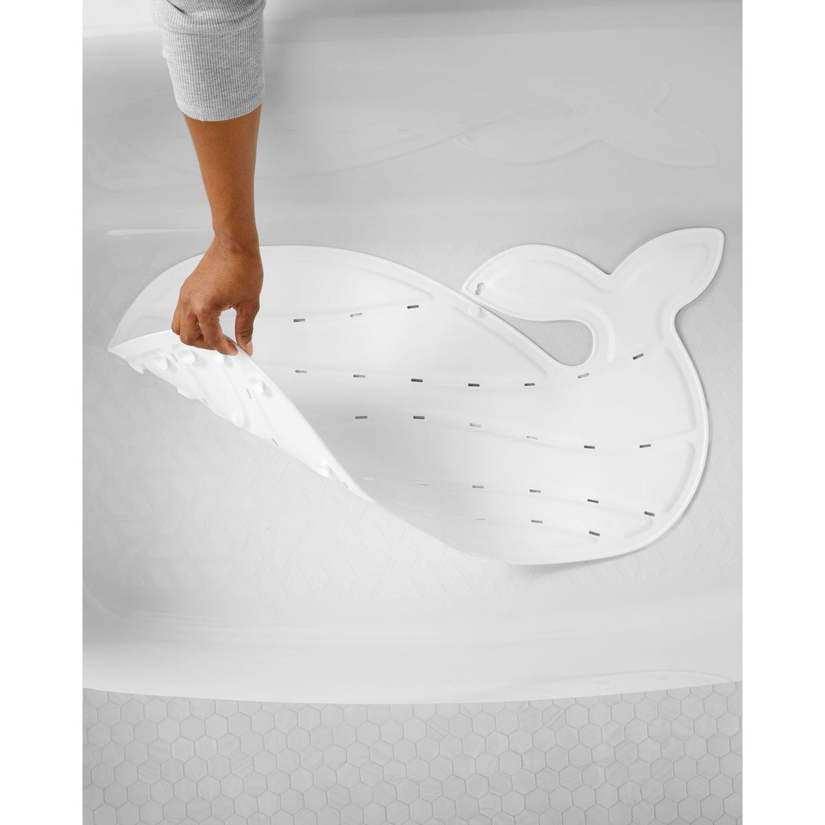 Moby Bath Mat - White