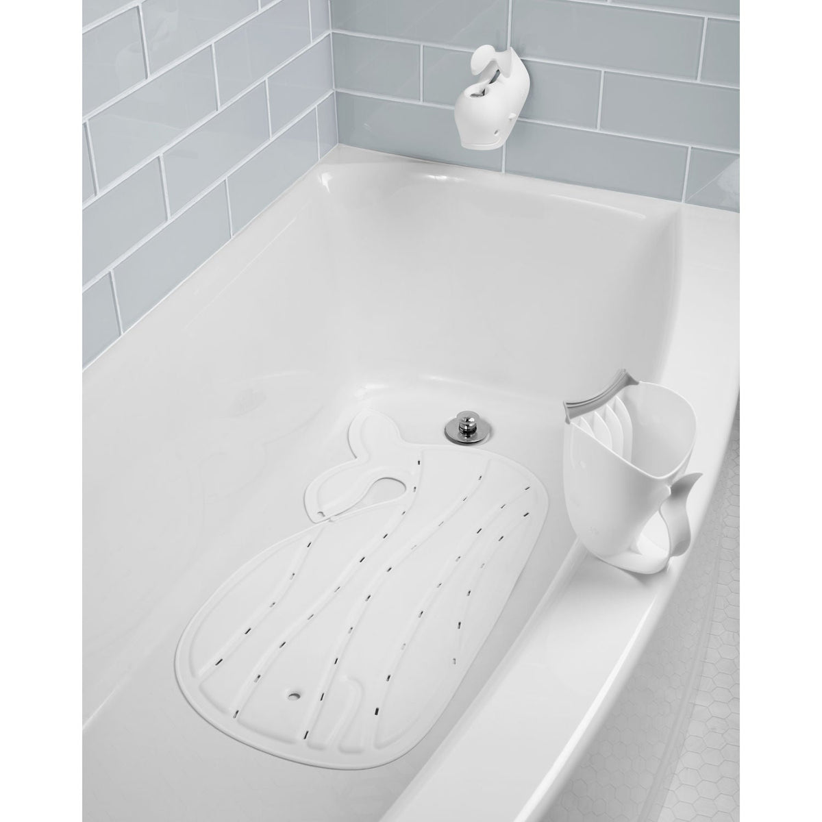 Moby Bath Mat - White