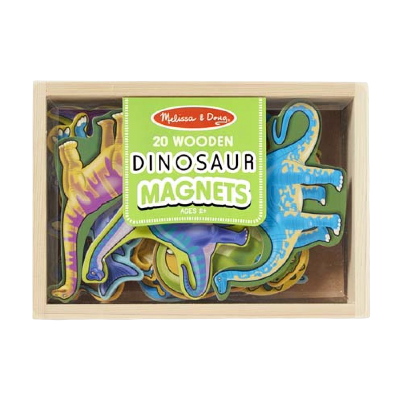 Magnetic Wooden Dinosaurs