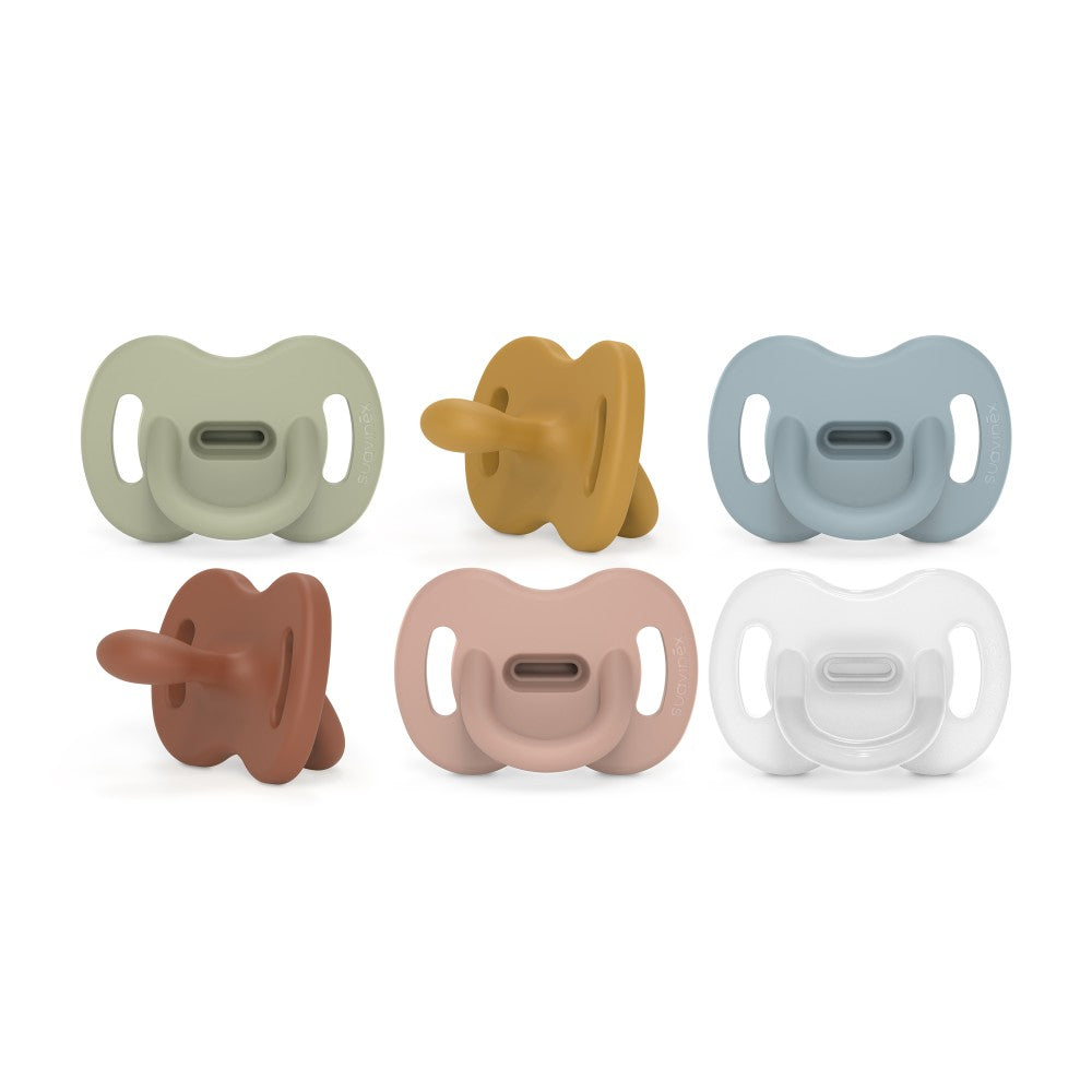 Suavinex Colour Essence All Silicone Soother with SX Pro Physiological Teat - Green
