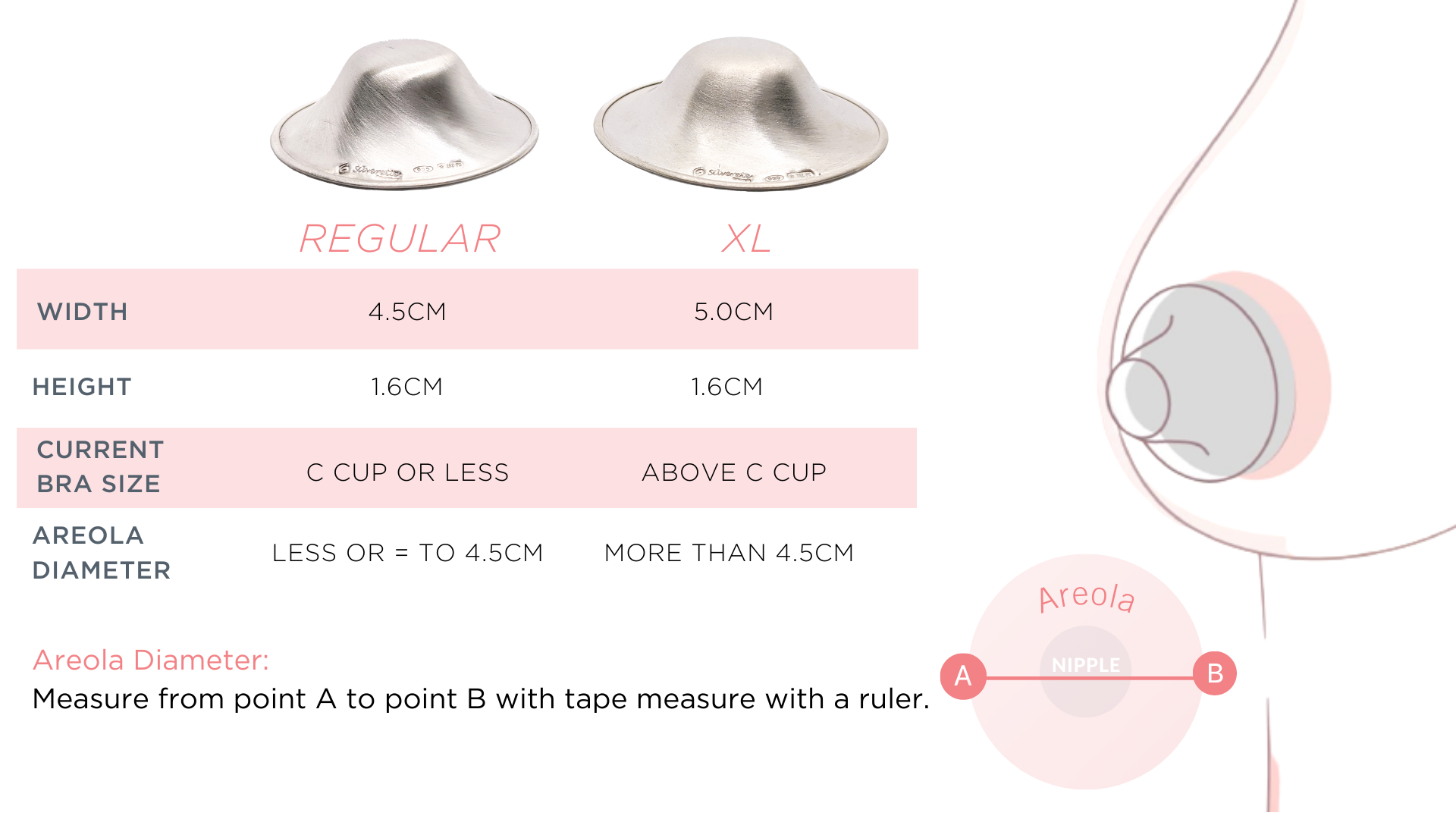 Silverette Nursing Cups + O-FEEL