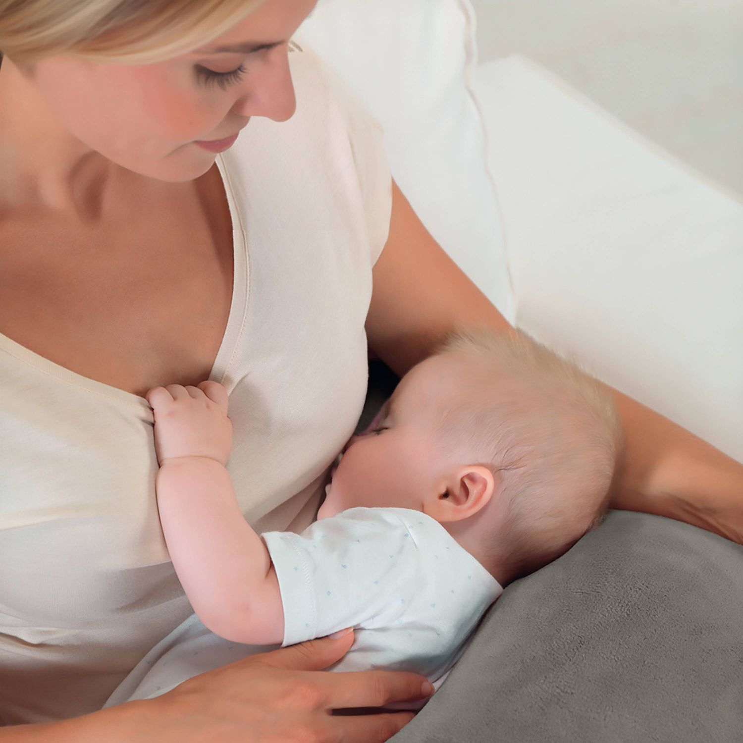 Theraline Plushy Moon Cuddle & Nursing Pillow