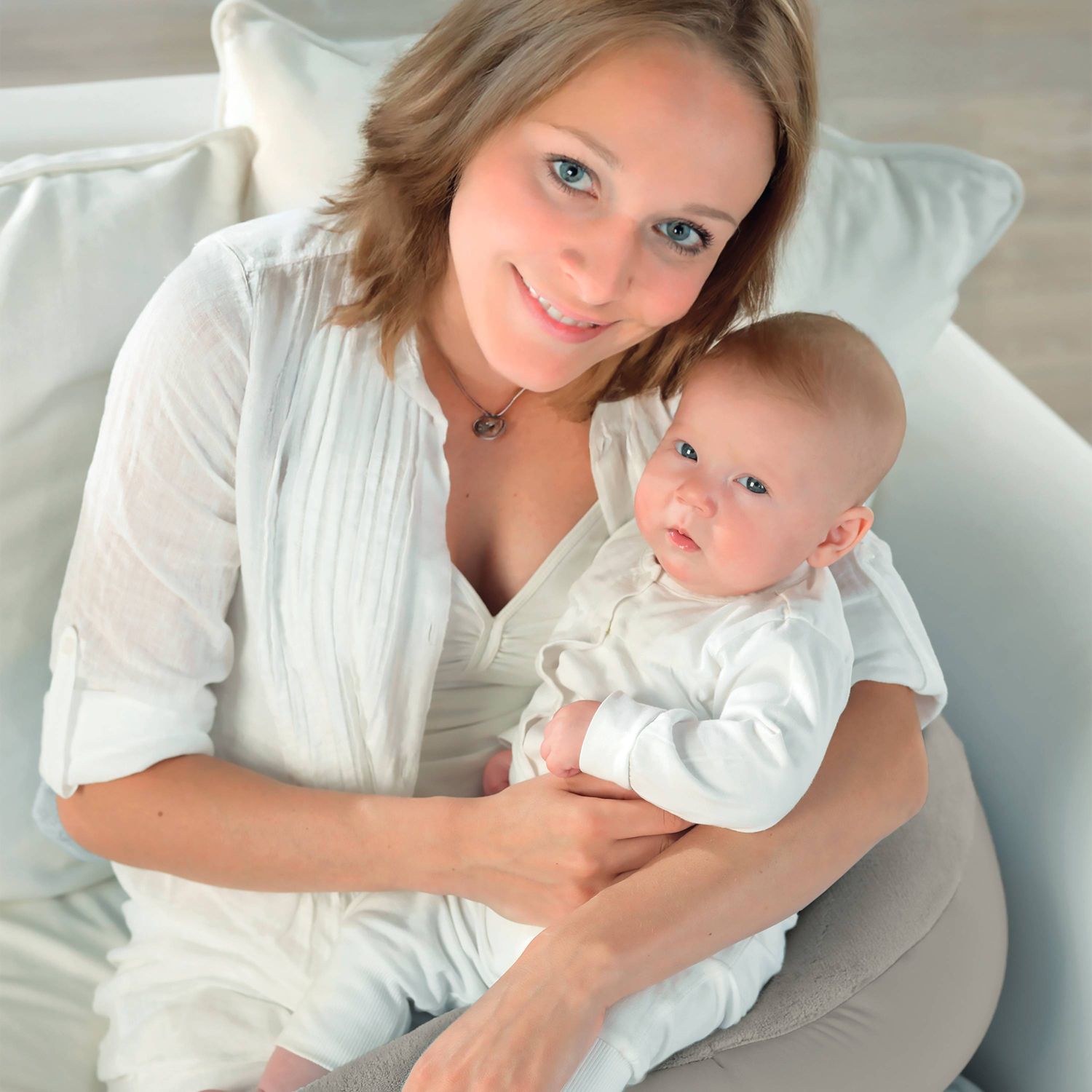 Theraline Plushy Moon Cuddle & Nursing Pillow