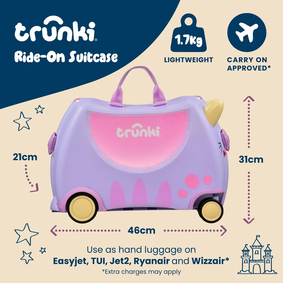 Glide Ride-on Luggage - Cassie the Cat