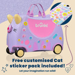 Glide Ride-on Luggage - Cassie the Cat