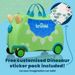 Glide Ride-on Luggage - Dudley the Dinosaur