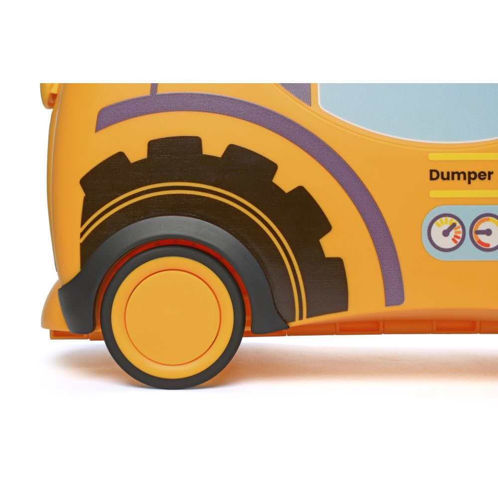 Glide Ride-on Luggage - Doug the Digger