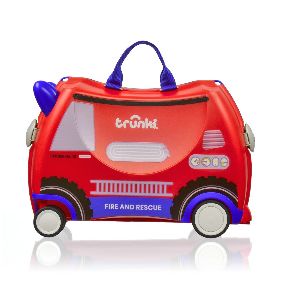Glide Ride-on Luggage - Frank the Firetruck