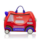 Glide Ride-on Luggage - Frank the Firetruck