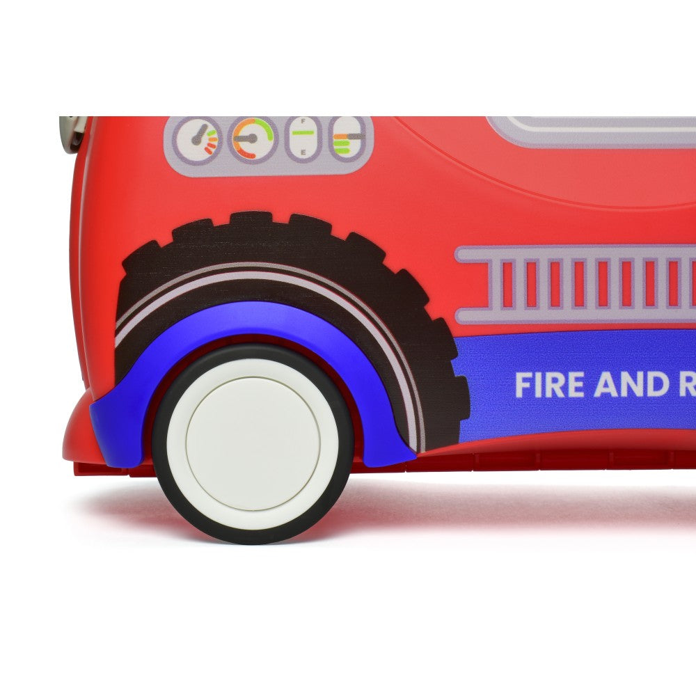 Glide Ride-on Luggage - Frank the Firetruck
