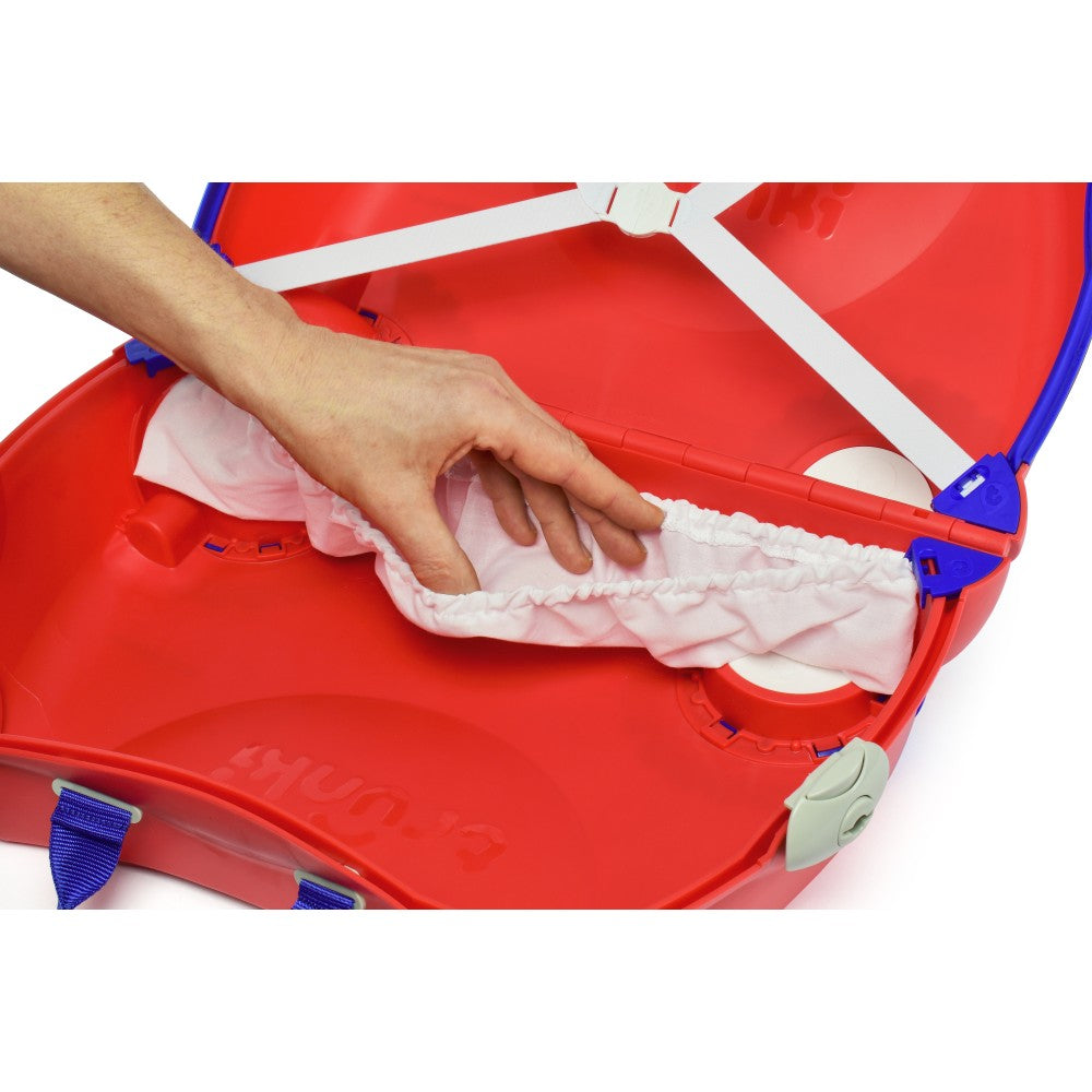 Glide Ride-on Luggage - Frank the Firetruck