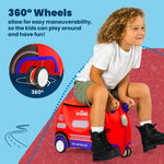Glide Ride-on Luggage - Frank the Firetruck