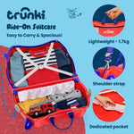 Glide Ride-on Luggage - Frank the Firetruck