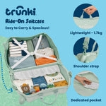 Glide Ride-on Luggage - Sage Green