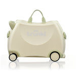 Glide Ride-on Luggage - Ivory White