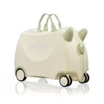 Glide Ride-on Luggage - Ivory White