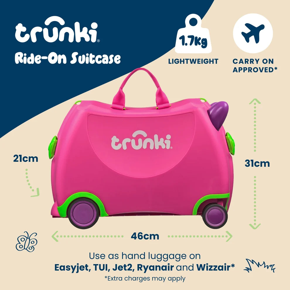 Glide Ride-on Luggage - Trixie