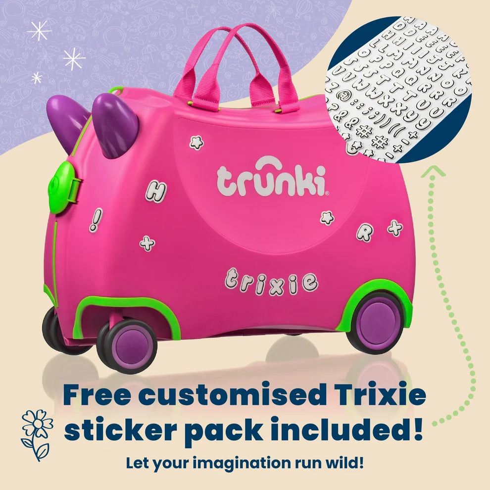 Glide Ride-on Luggage - Trixie