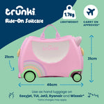 Glide Ride-on Luggage - Una the Unicorn