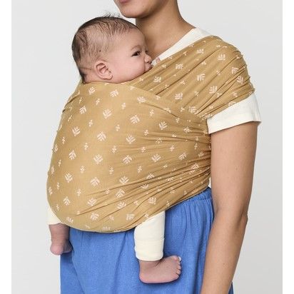 Ergobaby Aura Wrap Sustainable Knit - Camel Harvest
