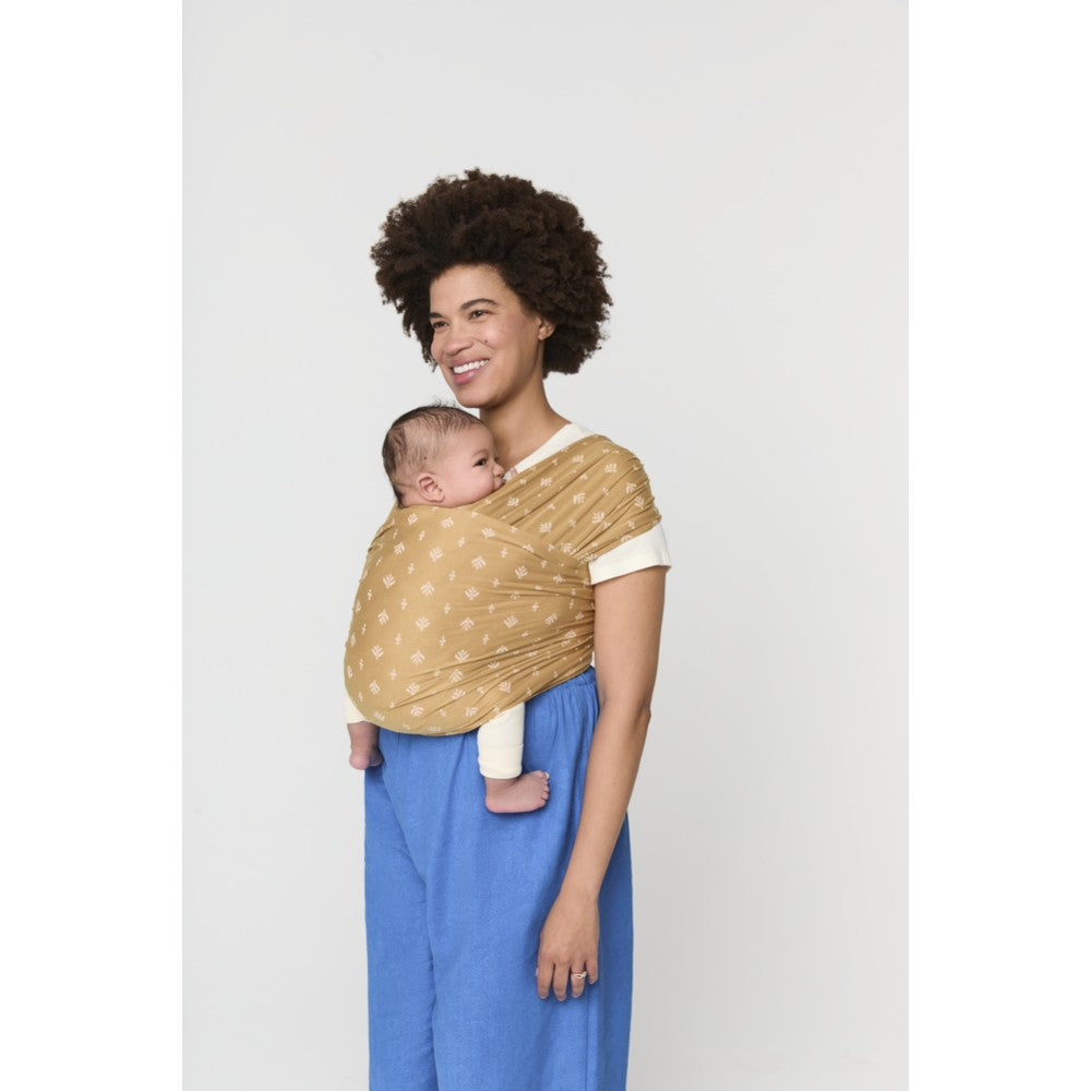Ergobaby Aura Wrap Sustainable Knit - Camel Harvest