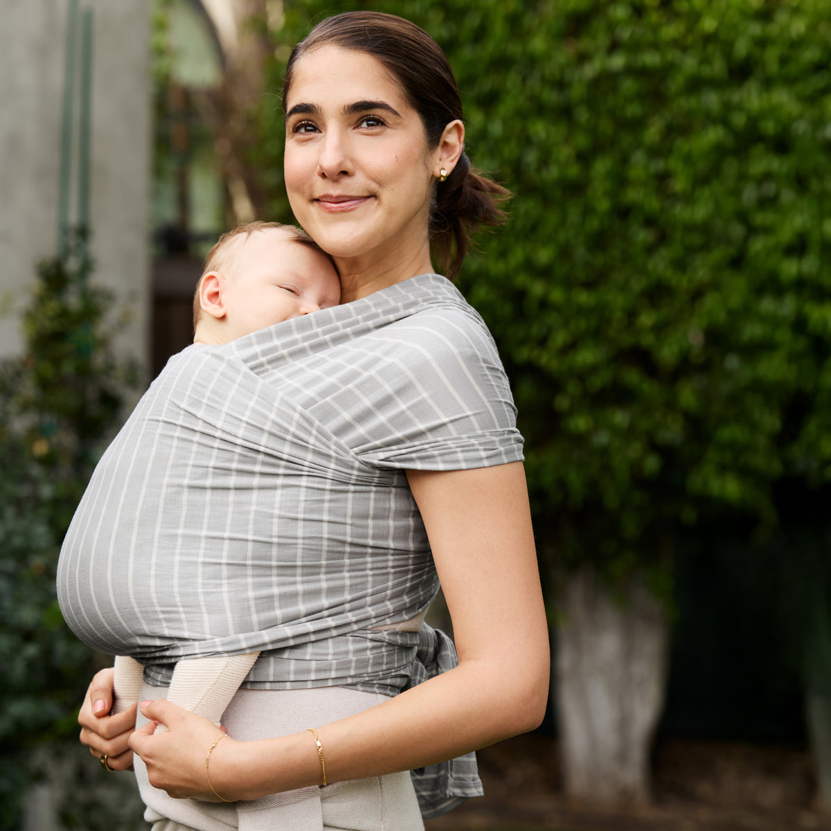 Aura Wrap - Grey Stripes