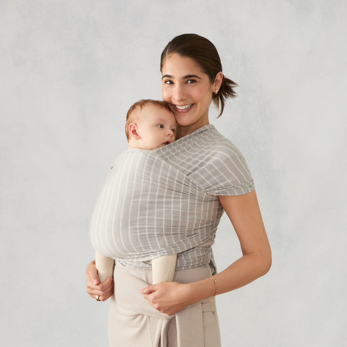 Aura Wrap - Grey Stripes
