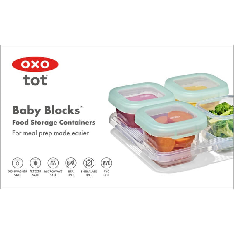 OXO Tot Baby Blocks Freezer Storage Containers