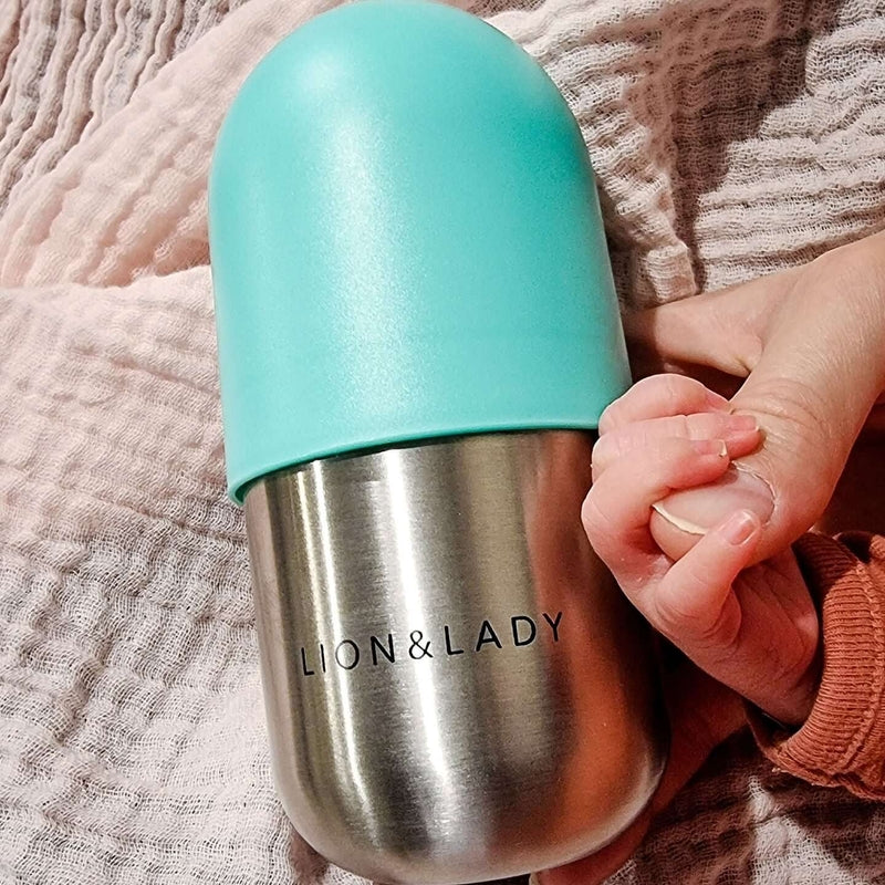 Lion & Lady Baby Bottle - Mint