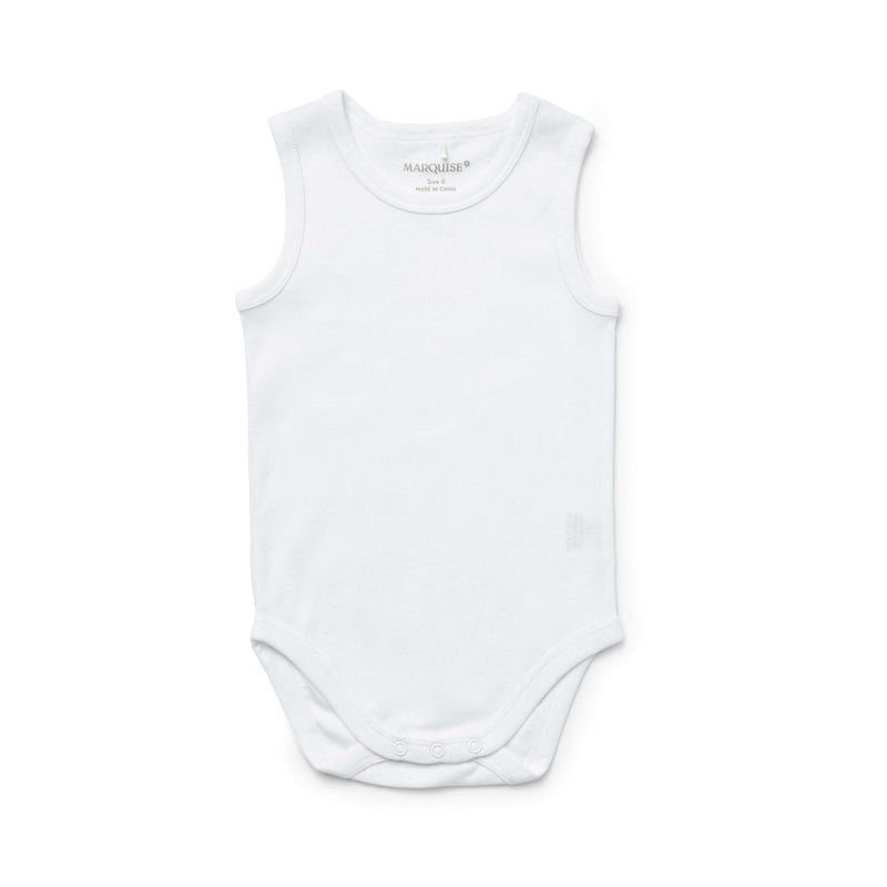 Marquise Baby Cotton Sleeveless Bodysuit 2 Pack
