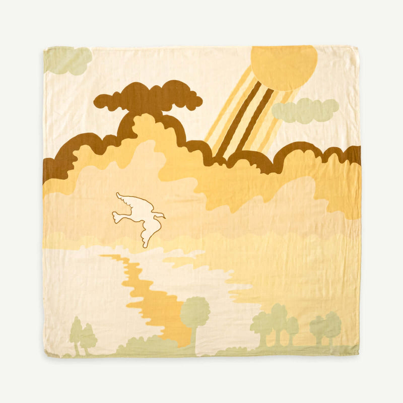 Banabae Bamboo & Organic Cotton Swaddle - New Dawn