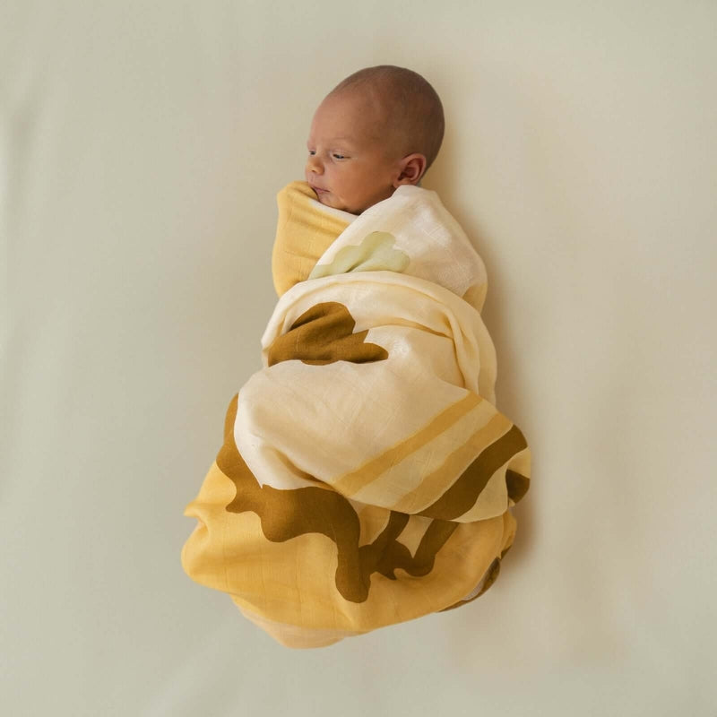 Banabae Bamboo & Organic Cotton Swaddle - New Dawn