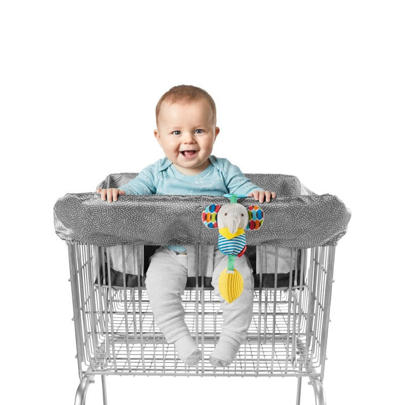 Skip Hop Bandana Buddies Chime & Teethe Baby Toy - Elephant