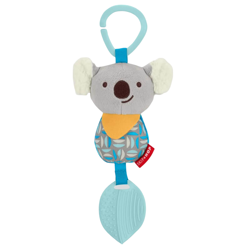 Skip Hop Bandana Buddies Chime & Teethe Baby Toy - Koala