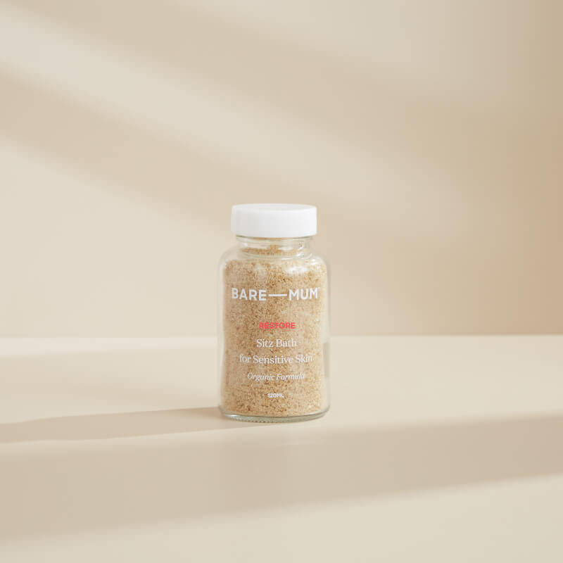 Bare Mum sitz bath salts for postpartum recovery