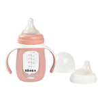 2 in 1 Glass Baby Bottle