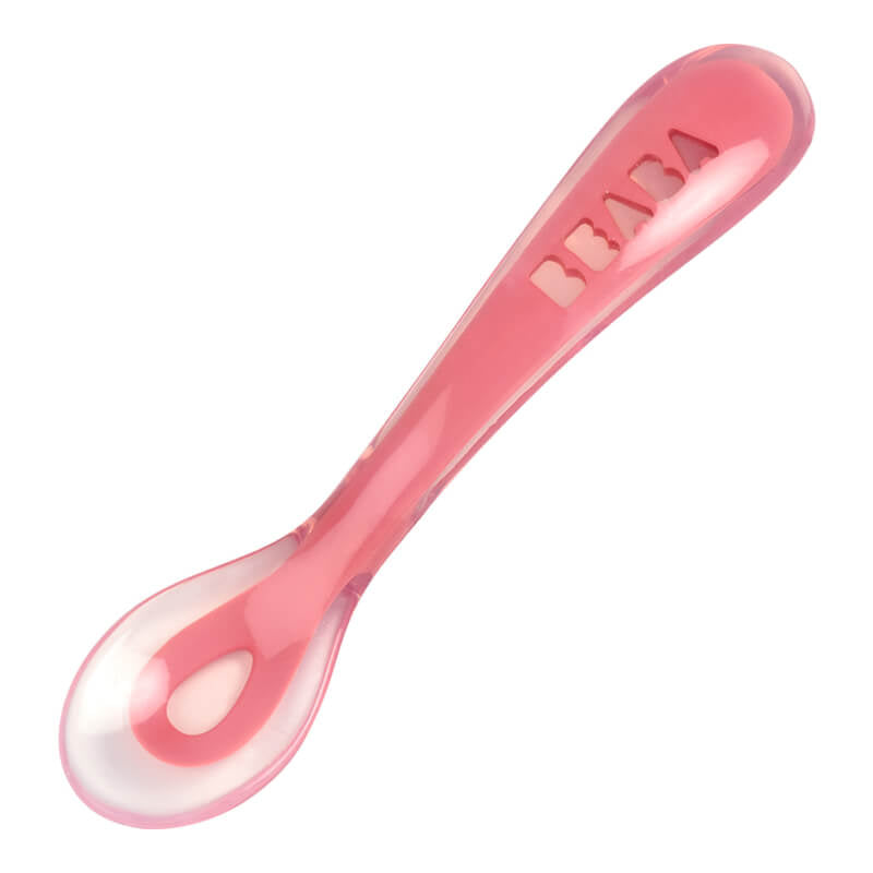 Beaba Divided Silicone Plate and Spoon Set