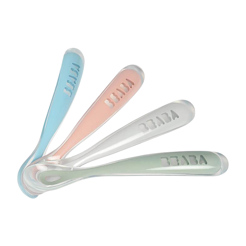 Beaba 1st Stage Silicone Spoons 4 Pack