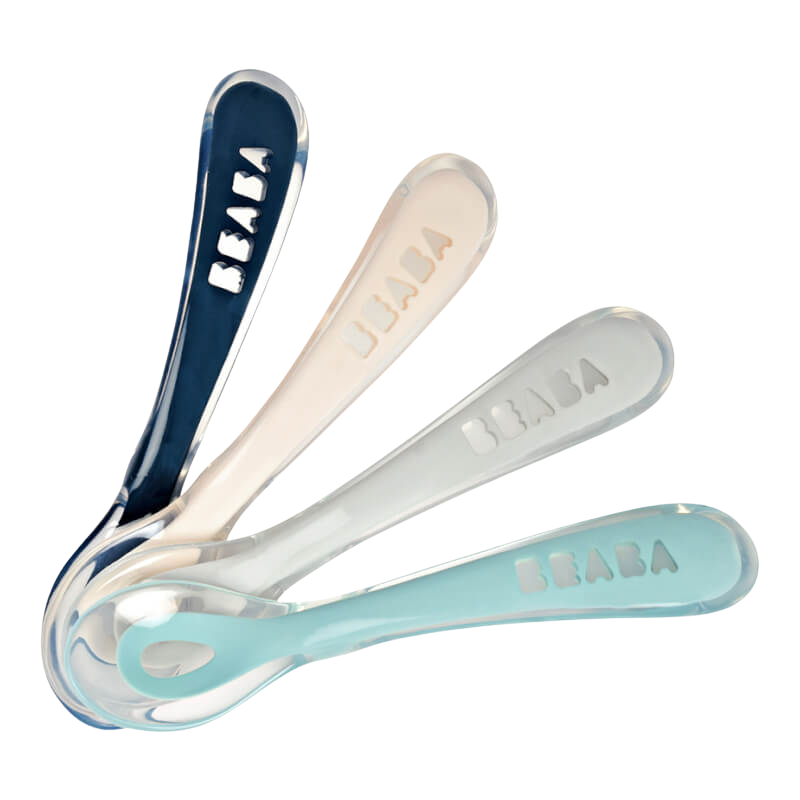 Beaba  2nd Stage Silicone Spoons 4 Pack