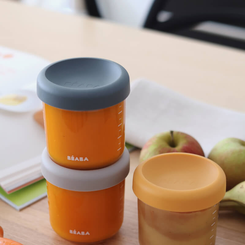 Beaba Glass & Silicone Containers 6 Pack - 250ml