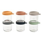 Glass & Silicone Containers 6 Pack - 250ml